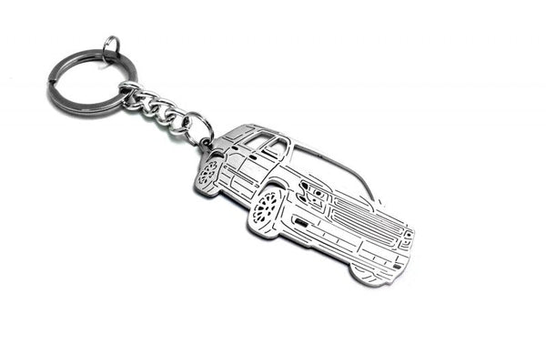 Car Keychain for Chevrolet Tahoe IV (type 3D) - decoinfabric