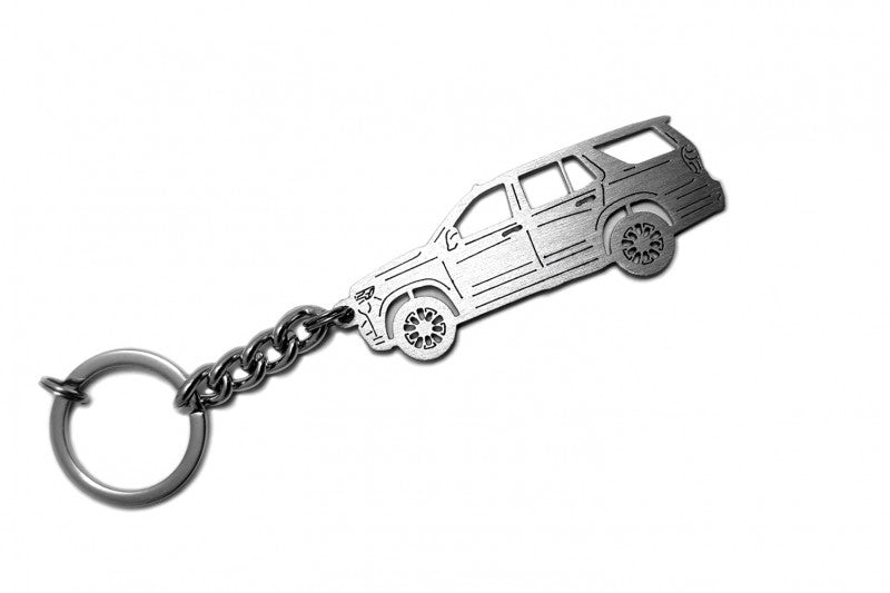 Car Keychain for Chevrolet Tahoe V (type STEEL) - decoinfabric