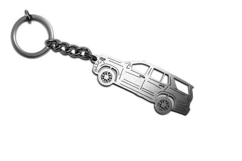 Car Keychain for Chevrolet Tahoe V (type STEEL) - decoinfabric