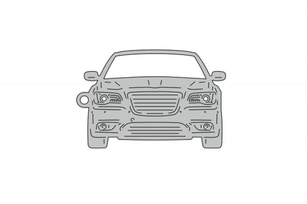 Car Keychain for Chrysler 300C II (type FRONT)