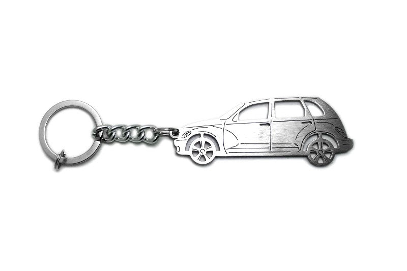 Car Keychain for Chrysler PT Cruiser (type STEEL)