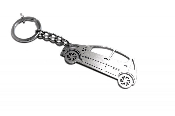 Car Keychain for Citroen C1 I (type STEEL)