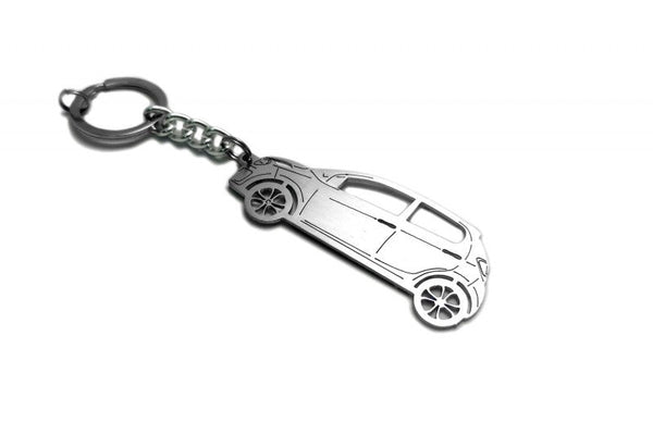 Car Keychain for Citroen C1 II (type STEEL)