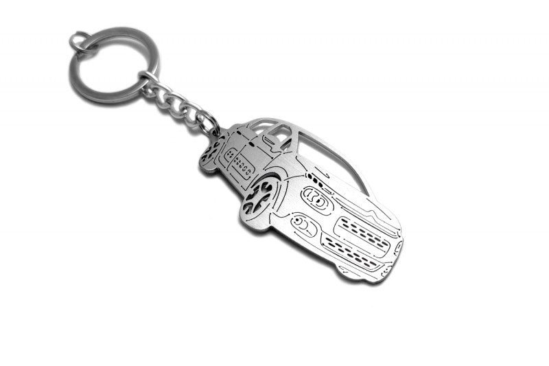 Car Keychain for Citroen C3 III (type 3D) - decoinfabric