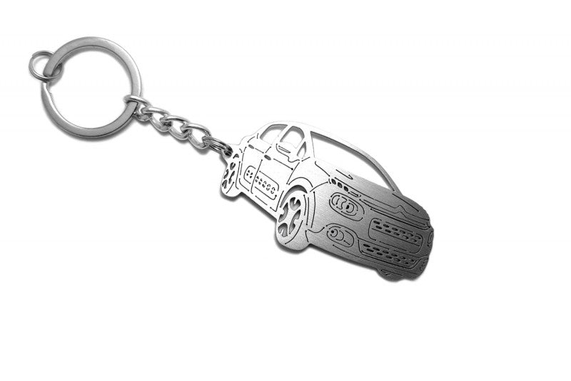Car Keychain for Citroen C3 III (type 3D) - decoinfabric
