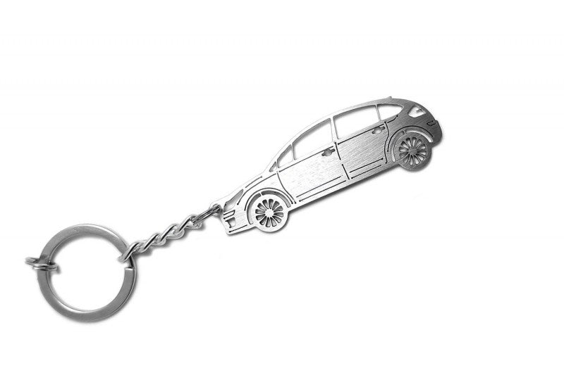 Car Keychain for Citroen C4 I 5D (type STEEL) - decoinfabric