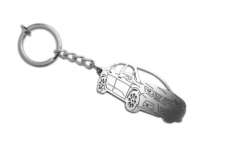 Car Keychain for Citroen C4 II 5D (type 3D) - decoinfabric