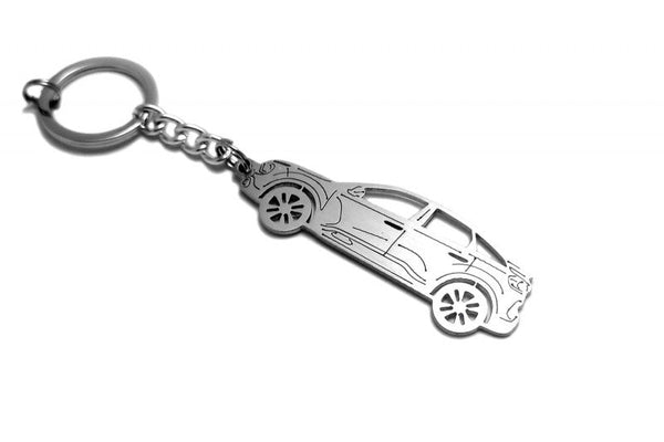 Car Keychain for Citroen C4 III (type STEEL) - decoinfabric