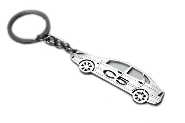 Car Keychain for Citroen C5 I (type STEEL) - decoinfabric