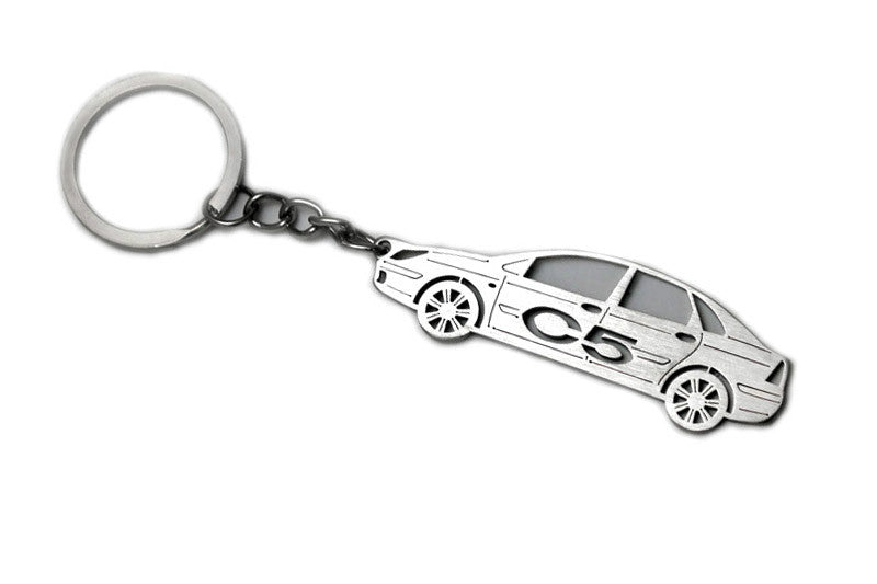 Car Keychain for Citroen C5 I (type STEEL)
