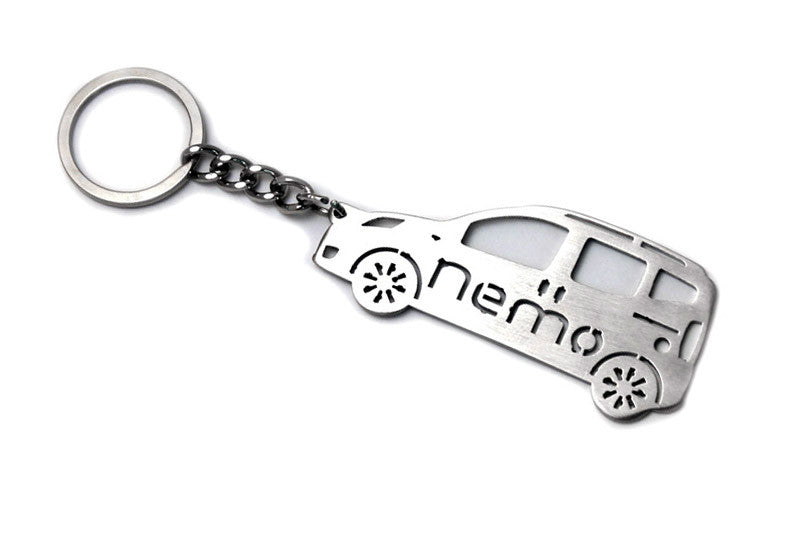 Car Keychain for Citroen Nemo (type STEEL)