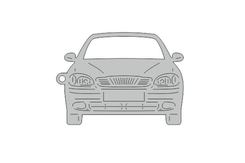 Car Keychain for Daewoo Lanos (type FRONT) Keychains opdesign