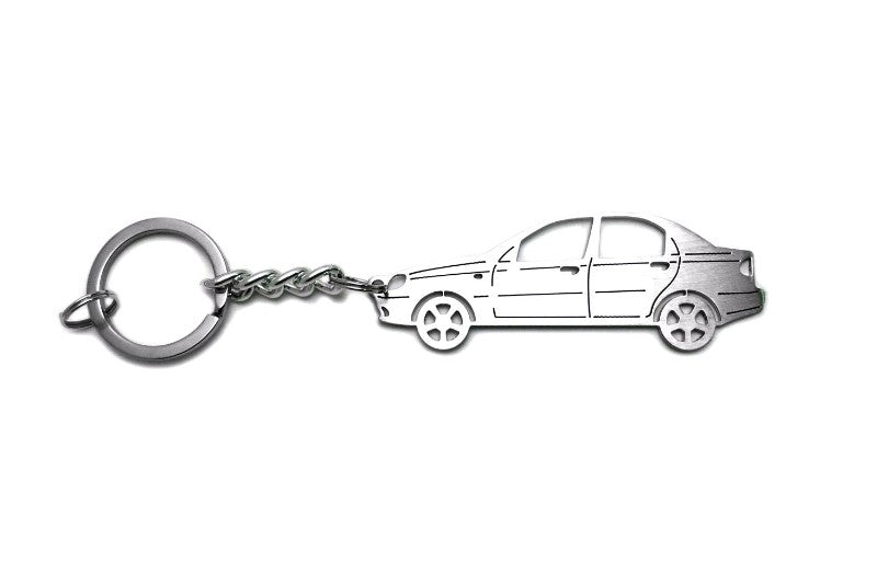 Car Keychain for Daewoo Lanos (type STEEL)