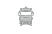 Car Keychain for DAF XF III 2005-2013 - (type FRONT) Keychains opdesign