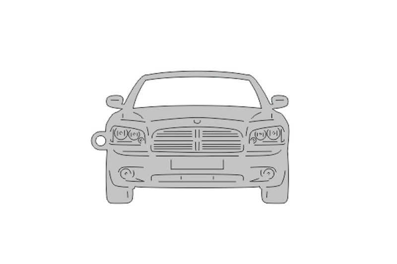 Car Keychain for Dodge Charger (type FRONT) Keychains opdesign