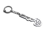 Car Keychain for Dodge SRT Hellcat (type LOGO) Keychains opdesign