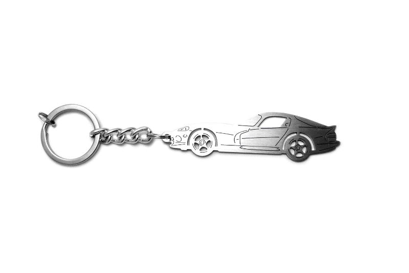 Car Keychain for Dodge Viper II (type STEEL) - decoinfabric