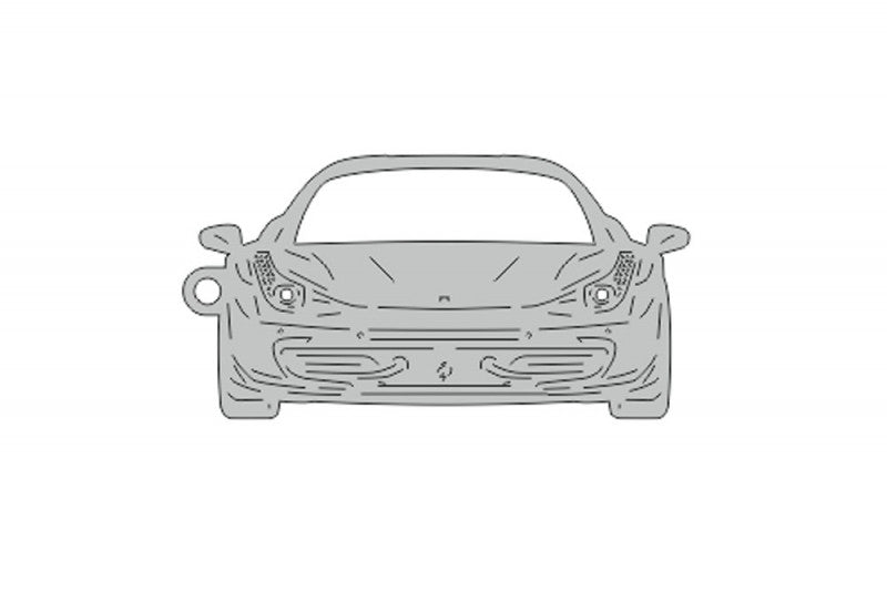Car Keychain for Ferrari 458 Italia (type FRONT) Keychains opdesign