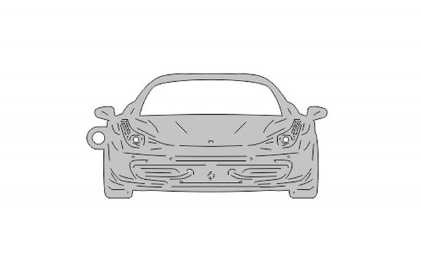 Car Keychain for Ferrari 458 Italia (type FRONT) - decoinfabric