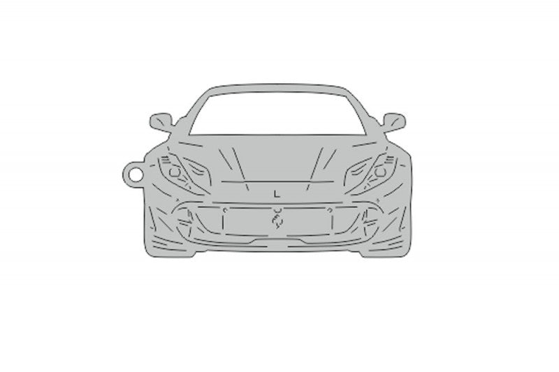 Car Keychain for Ferrari 812 Superfast (type FRONT) Keychains opdesign