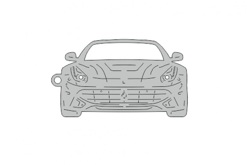 Car Keychain for Ferrari F12 Berlinetta (type FRONT) Keychains opdesign