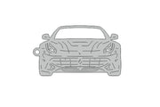Car Keychain for Ferrari F12 Berlinetta (type FRONT) Keychains opdesign