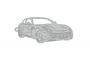 Car Keychain for Ferrari FF (type 3D) Keychains opdesign
