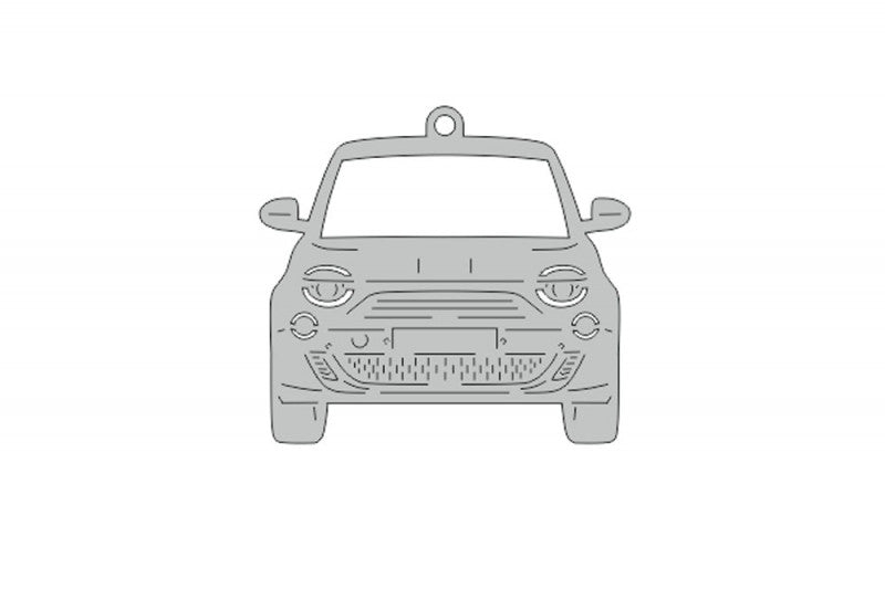 Car Keychain for Fiat 500 2020+ (type FRONT) Keychains opdesign
