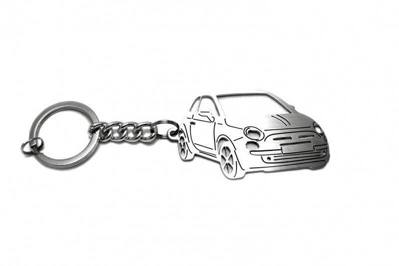 Car Keychain for Fiat 500 (type 3D) Keychains opdesign
