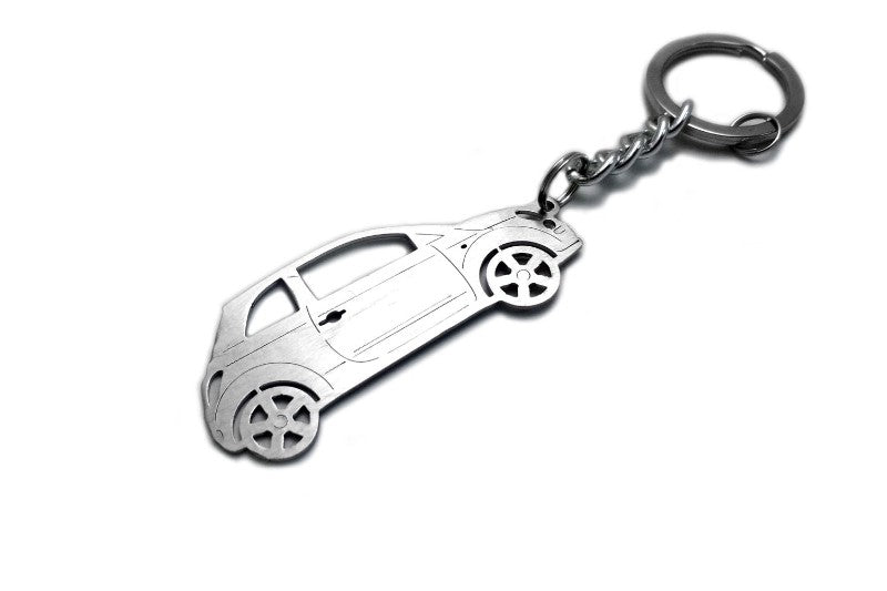 Car Keychain for Fiat 500 (type STEEL)