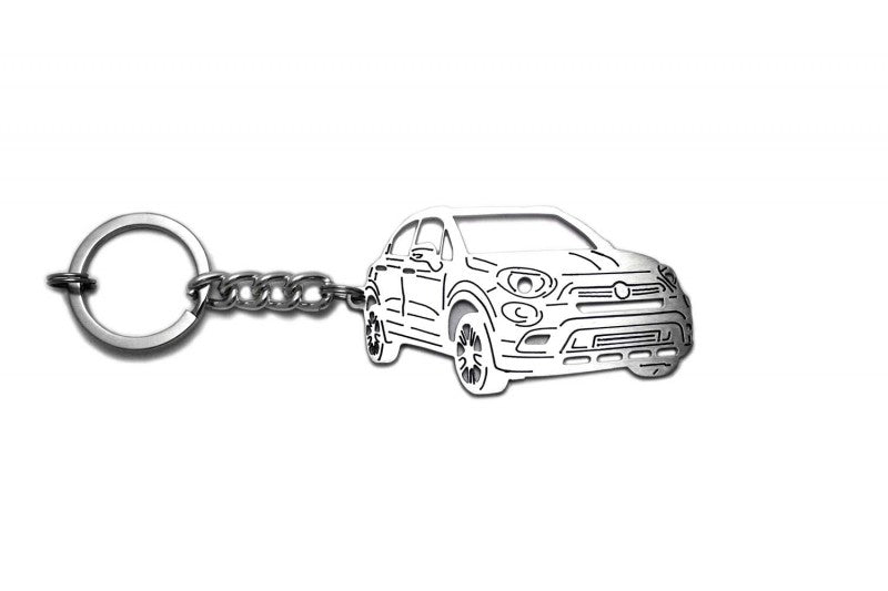 Car Keychain for Fiat 500X (type 3D)