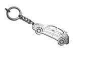 Car Keychain for Fiat 500X (type STEEL) Keychains opdesign