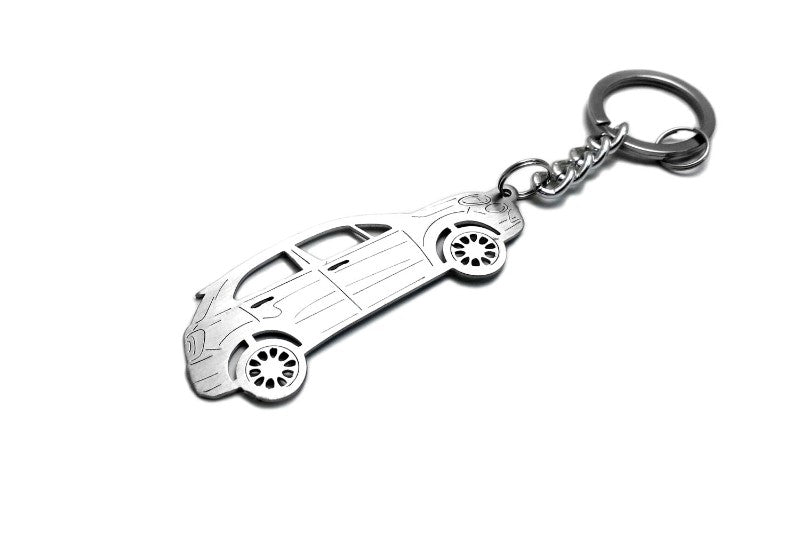 Car Keychain for Fiat 500X (type STEEL)