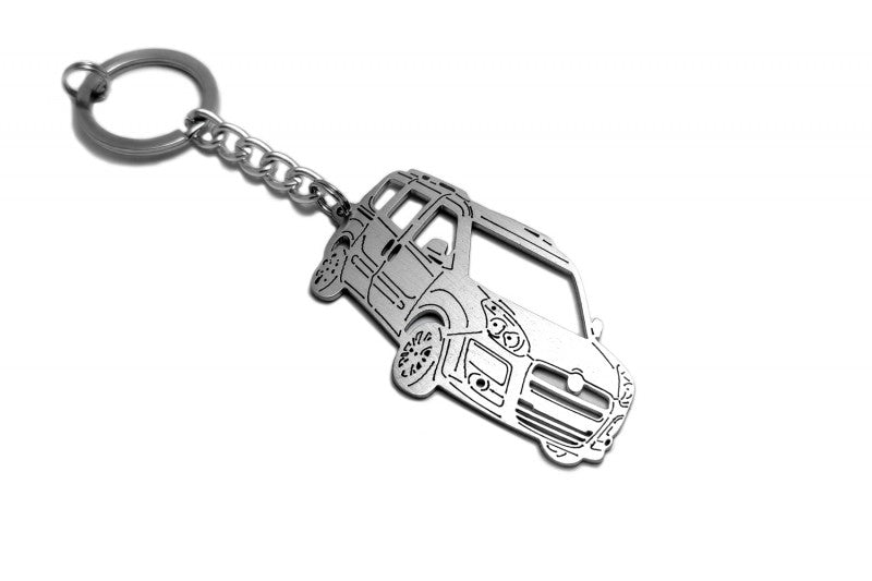 Car Keychain for Fiat Doblo II (type 3D) Keychains opdesign