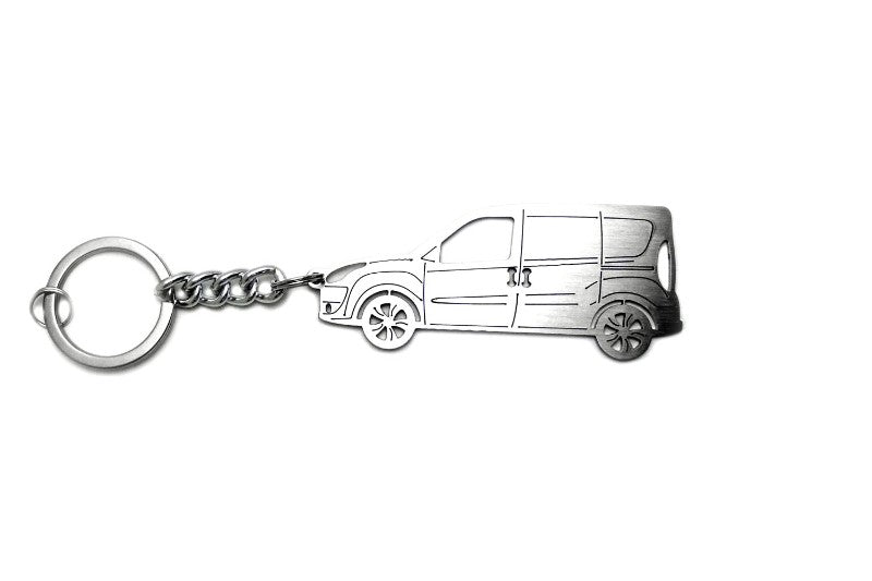 Car Keychain for Fiat Doblo II (type STEEL)