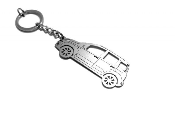 Car Keychain for Fiat Panda III (type STEEL)