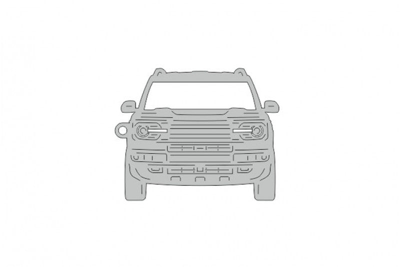Car Keychain for Ford Bronco Sport (type FRONT) Keychains opdesign