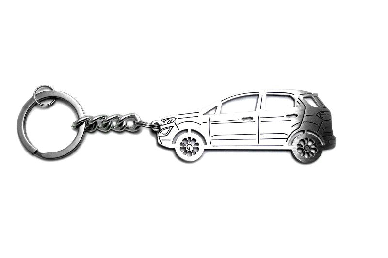 Car Keychain for Ford EcoSport II (type STEEL) - decoinfabric