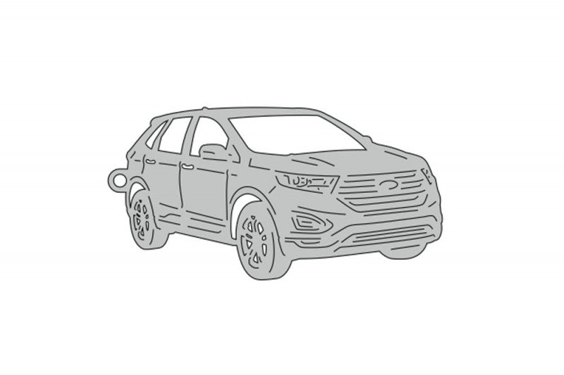 Car Keychain for Ford Edge II 2014+ (type 3D)