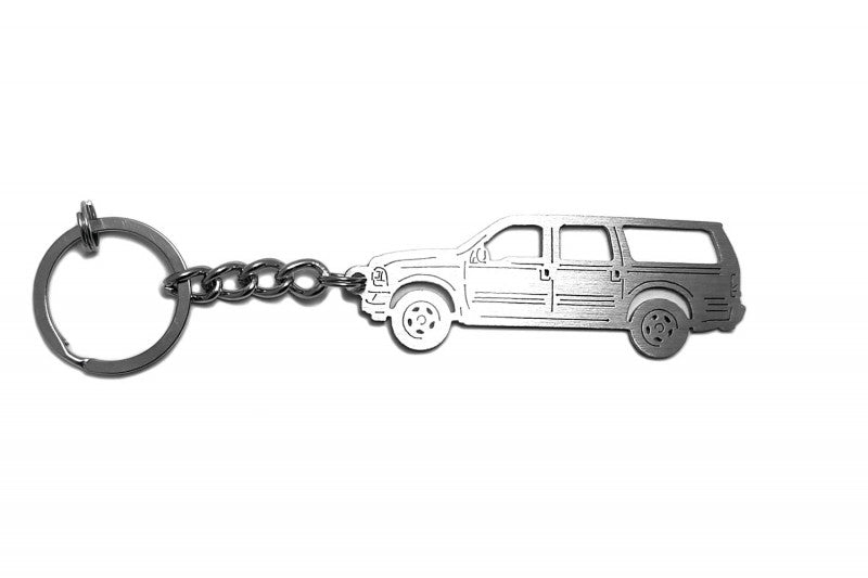 Car Keychain for Ford Excursion (type STEEL) - decoinfabric