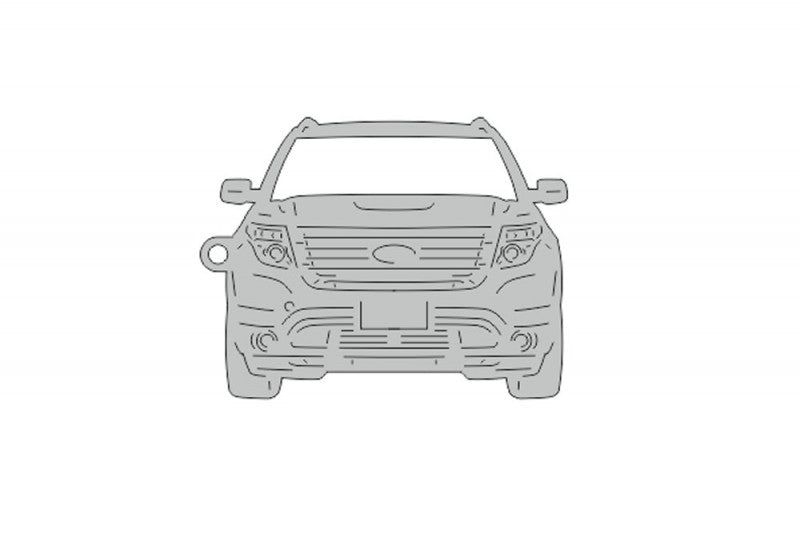 Car Keychain for Ford Explorer V (type FRONT) Keychains opdesign