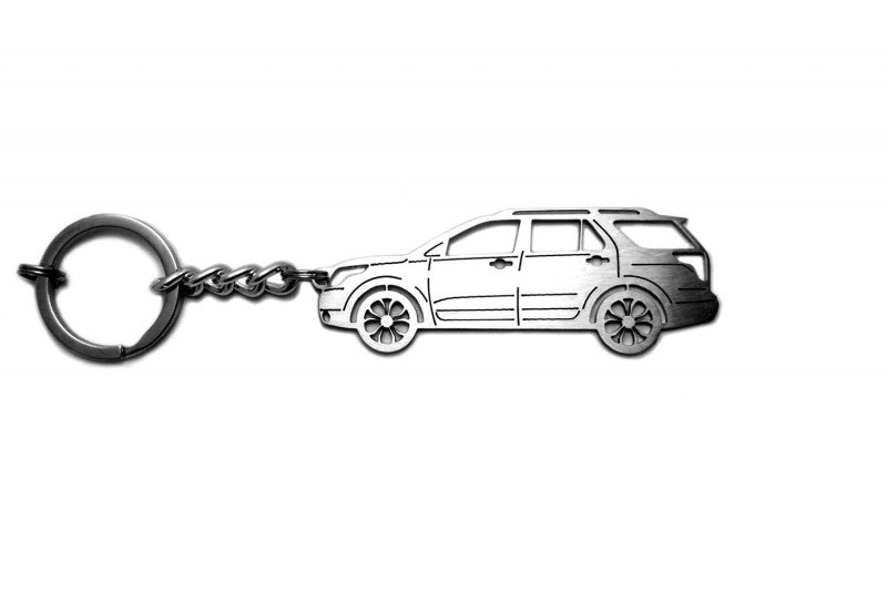 Car Keychain for Ford Explorer V (type STEEL) - decoinfabric
