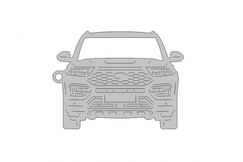 Car Keychain for Ford Explorer VI (type FRONT) Keychains opdesign