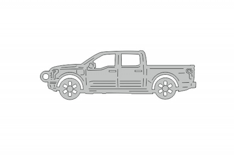 Car Keychain for Ford F150 Lightning (type STEEL) Keychains opdesign