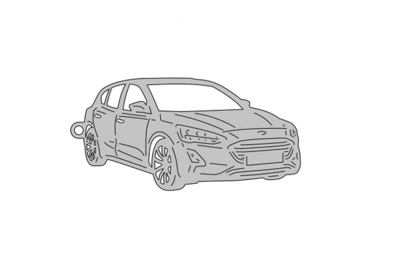 Car Keychain for Ford Focus IV 2018+ (type 3D) Keychains opdesign