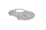 Car Keychain for Ford GT I 2004-2006 (type 3D) Keychains opdesign