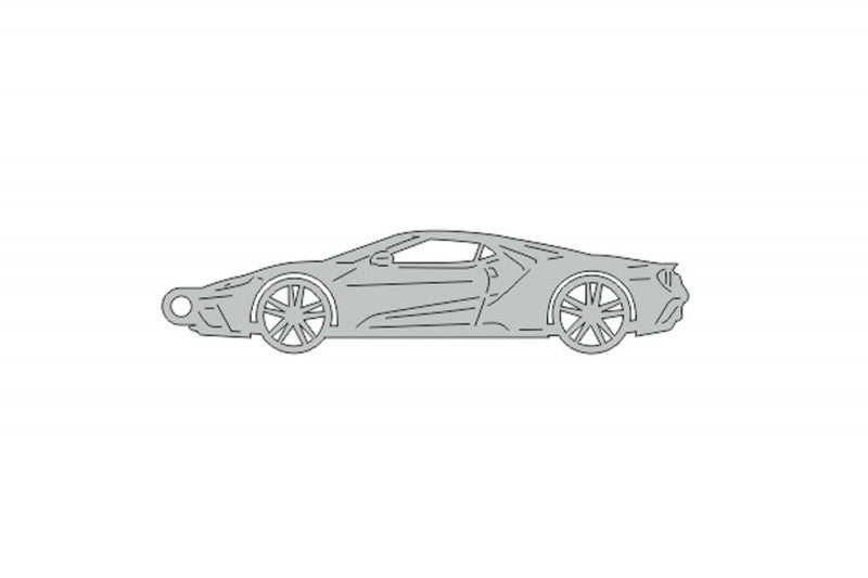 Car Keychain for Ford GT II 2016-2022 (type STEEL) Keychains opdesign
