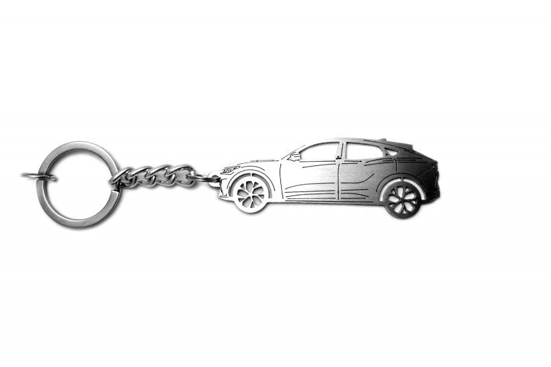 Car Keychain for Ford Mach-E (type STEEL)
