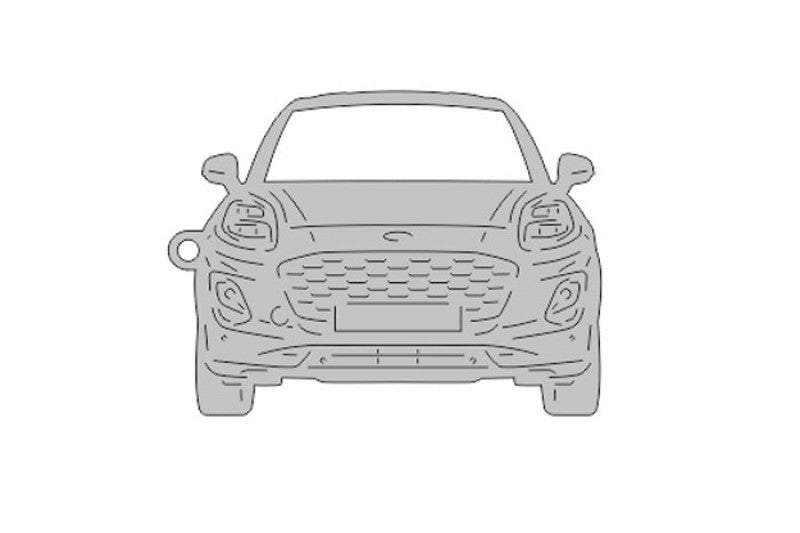 Car Keychain for Ford Puma (type FRONT) Keychains opdesign