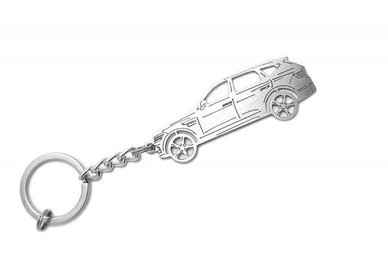 Car Keychain for Genesis GV80 (type STEEL) - decoinfabric